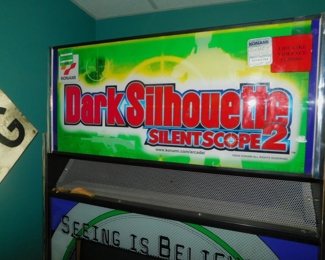 Dark Silhouette Silent Scope 2 Arcade Game
