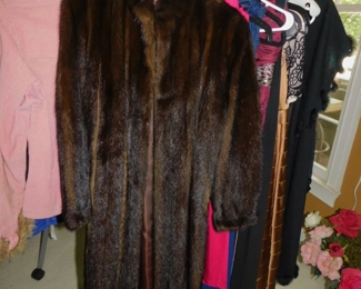FULL LENGTH MAHOGANY MINK COAT