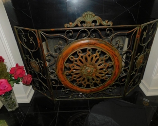 DECORATOR FIREPLACE SCREEN