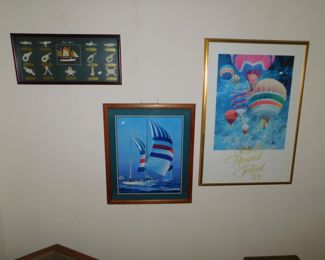 FRAMED ART PRINTS & KNOT COLLAGE