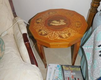 ITALIAN MARQUETRY JEWELRY CHEST & MUSIC BOX