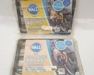 WALD REAR FOLDING BIKE BASKETS . NEW OLD STOCK