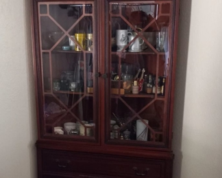 Corner Curio Cabinet