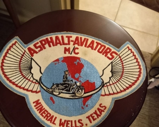 Large Asphalt-Aviatores Motorcycle Club Patch