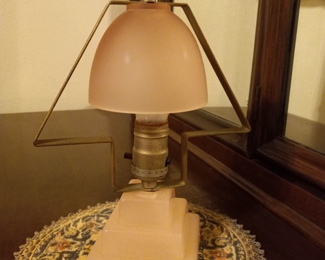 Small pink lamps