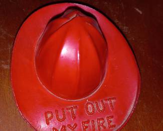Plastic Fireman's Hat Pin