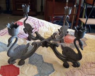 Swan Candle Holder