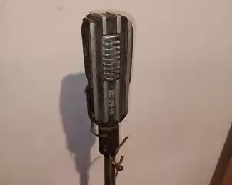 Cool Art Deco Microphone.