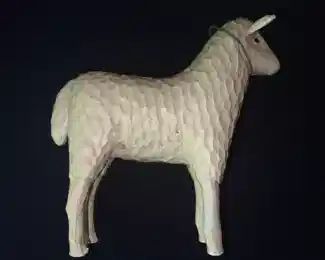 Vintage sheep figure