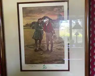 Set of 3 golf lithos