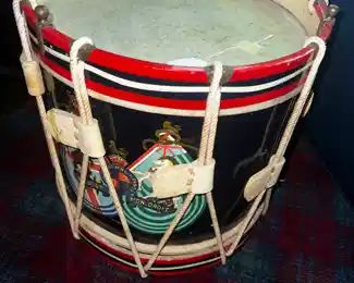 Cool old parade drum