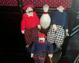 Paine Stewart wannabe golf figurines