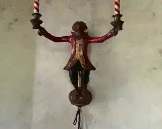 Pair of monkey sconces