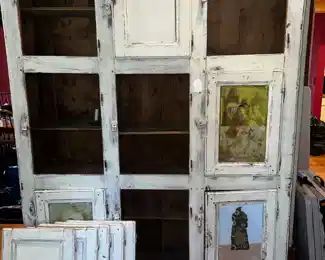 Country cupboard…doors removed for display