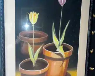 Framed tulip pic