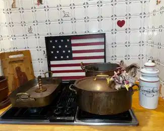 Copper pots and more