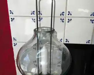 Hanging glass globe