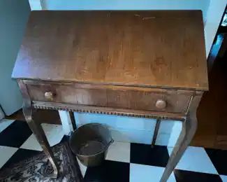 Small drop front desk