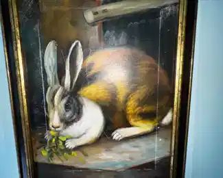 Rabbit painting