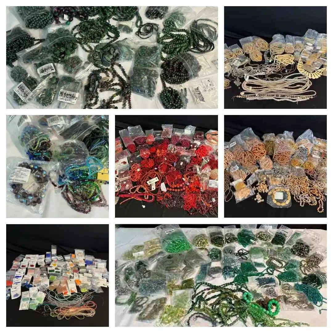 Beads! Jewelry-Making! Crafts! Bidding Ends 8/27 starts on 8/15/2023