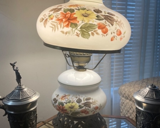 Hurricane lamp (2 available )