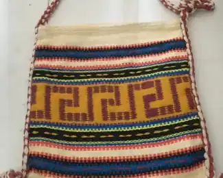 Hand-woven Greece book bag from travels unused