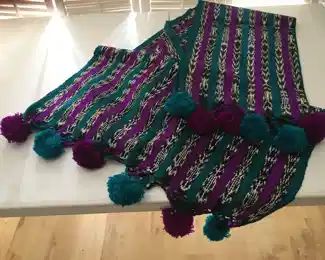 Woven shawl from travels unused