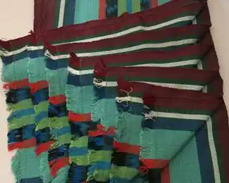 Woven placemats from travels unused