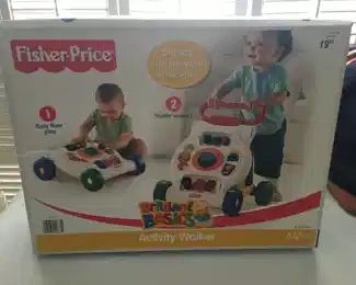 Fisher Price activity walker w/box