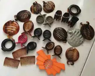 Vintage & modern hair clips