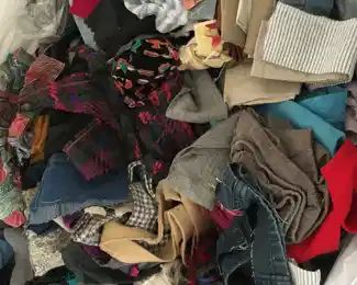 Bag of material scraps!