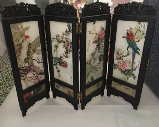 Chinese folding screen table size