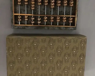 Chinese brass abacus