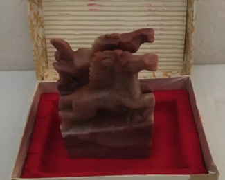 Chinese carved soapstone?