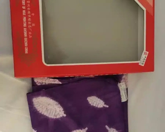 Chinese textile unused w/box