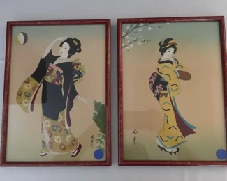 Chinese wall art pieces
