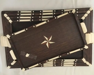 Wood w/inlay nesting trays