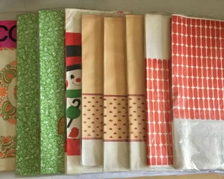 Vintage paper tablecloths