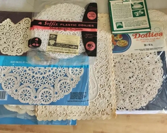 Vintage paper & plastic doilies