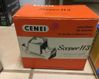 Scoper H3 slide projector in box