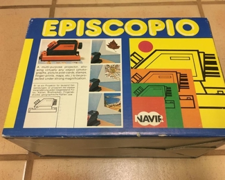 Episcopio slide projector in box