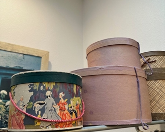 Vintage Hat Boxes