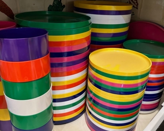 Heller Max Dinnerware Melamine Plates and bowls - Heller Design by Massimo Vignelli