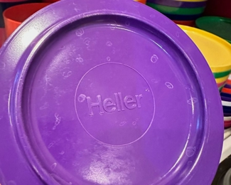 Heller Max Dinnerware Melamine Plates and bowls - Heller Design by Massimo Vignelli