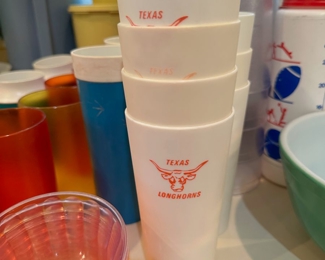 Vintage Texas Longhorn cups
