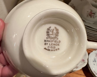 Lenox China "Mansfield"