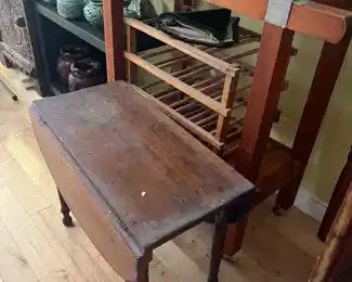 Small Drop Leaf Side Table