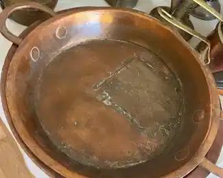 Antique Copper Pans