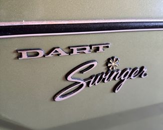 1972 Dodge Dart Swinger. Original Owner. 318 V-8 engine. Not currently running (Ran the last time it was parked). Starting In Person Bid: $5500