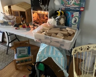 playmobile, american girl, fisher price, legos